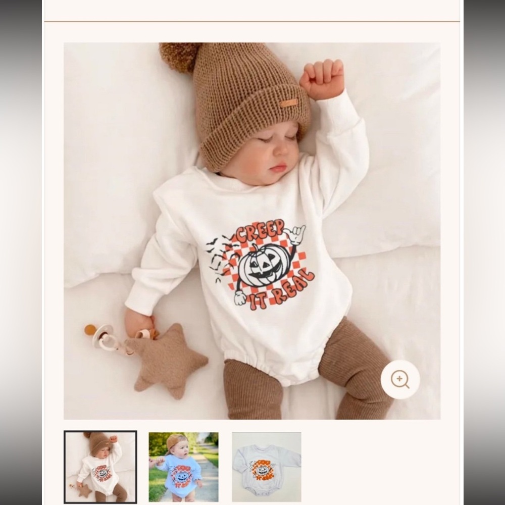 Halloween bubble romper
